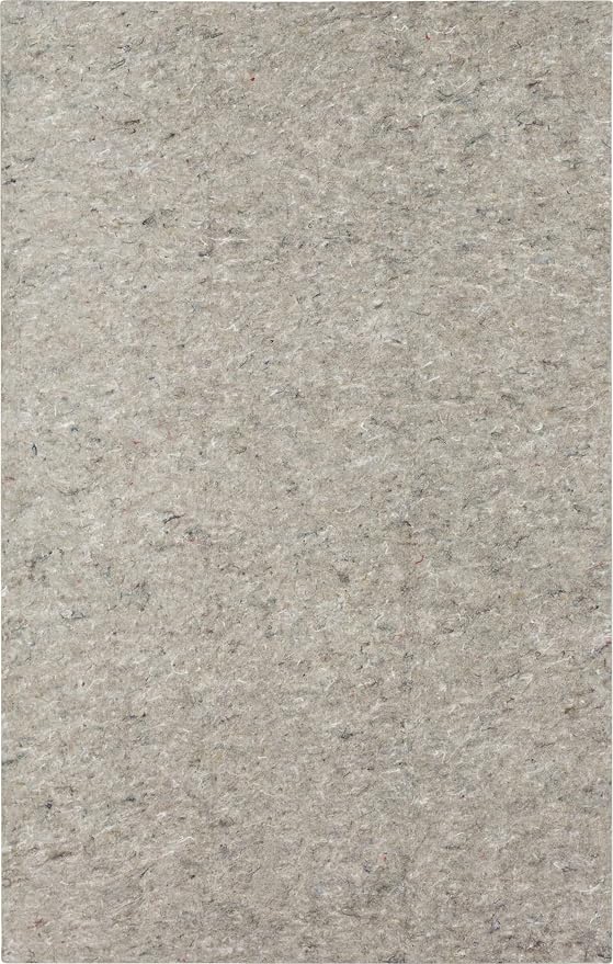 Mohawk Home Non Slip Rug Pad 3' x 5' - 3/8" Thick Felt + Latex Rubber Gripper - Dual Surface Cushion for Hardwood, Carpet, Tile Floors, Made in USA