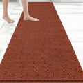 Bcoimo Long Bathroom Rug 70" x 24", Absorbent Non Slip Bath Mat, Washable Quick Dry Bathroom Runner Rug for Shower, Tub, Sink and Vanity