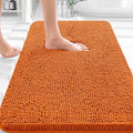 OLANLY Bathroom Rugs 30x18, Extra Soft Absorbent Chenille Bath Rugs, Rubber Backing Quick Dry, Machine Washable Bath Mats for Bathroom Floor, Tub and Shower, Home Decor Accessories, Clay