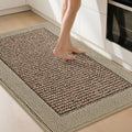 BEQHAUSE Kitchen Rugs 32"x48", Kitchen Runner Rug Non-Slip Kitchen Mats for Floor, Absorbent and Stain Resistant Kitchen Mats, Machine Washable Rugs for Kitchen, Hallway, Laundry & Sink, Taupe