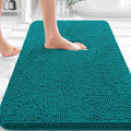 OLANLY Bathroom Rugs 30x20, Extra Soft Absorbent Chenille Bath Rugs, Rubber Backing Quick Dry, Machine Washable Bath Mats for Bathroom Floor, Tub and Shower, Home Decor Accessories, Deep Lake