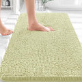 OLANLY Bathroom Rugs 30x18, Extra Soft Absorbent Chenille Bath Rugs, Rubber Backing Quick Dry, Machine Washable Bath Mats for Bathroom Floor, Tub and Shower, Home Decor Accessories, Vanilla