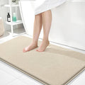 OLANLY Thick Memory Foam Bathroom Runner Rugs 44x24, Extra Soft Absorbent Long Bath Rug, Quick Dry Bath Mats, Non-Slip, Machine Washable Mat for Bathroom, Tub and Shower, Home Decor Accessories, Sand