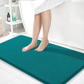 OLANLY Thick Memory Foam Bathroom Runner Rugs 44x24, Extra Soft Absorbent Long Bath Rug, Quick Dry, Non-Slip, Machine Washable Bath Mats for Bathroom, Tub and Shower, Home Decor Accessories, Deep Lake