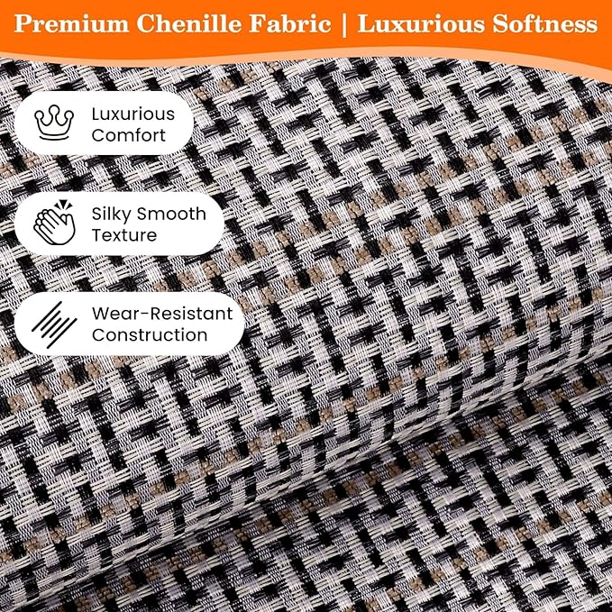 StepRite Kitchen Rugs, Kitchen Mats for Floor, 70"x20" Non-Slip Machine-Washable Kitchen Throw Rug, Absorbent Runner Rugs Office, Sink Standing Desk Mat, Decor Carpet, Khaki