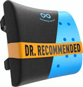 Everlasting Comfort The Original Lumbar Support Pillow for Office Chair - Improves Posture, Promotes Back Pain Relief - Superior Back Support for Gaming and Desk Chairs - Lumbar Pillow for Car, Couch