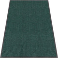 Indoor Outdoor Door Mat, 6’x 4' Doormat for Entryway, Rubber Backing Non Slip Front Door Mat Outside Entrance, Super Absorbent Commercial Floor Mat for Home Office, Green