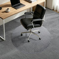 BesWin Office Chair Mat for Carpet, 36'' x 36'' Round Clear Floor Mat for Low and No Pile Carpeted Floors, Thick and Sturdy Carpet Protector for Work, Home, Gaming, Easy Glide Flat Without Curling
