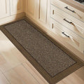 BEQHAUSE Kitchen Runner Rugs 24"x60", Kitchen Rugs Non-Slip Kitchen Mats for Floor, Absorbent and Stain Resistant Kitchen Mats, Machine Washable Rug for Kitchen, Hallway, Laundry & Sink, Brown