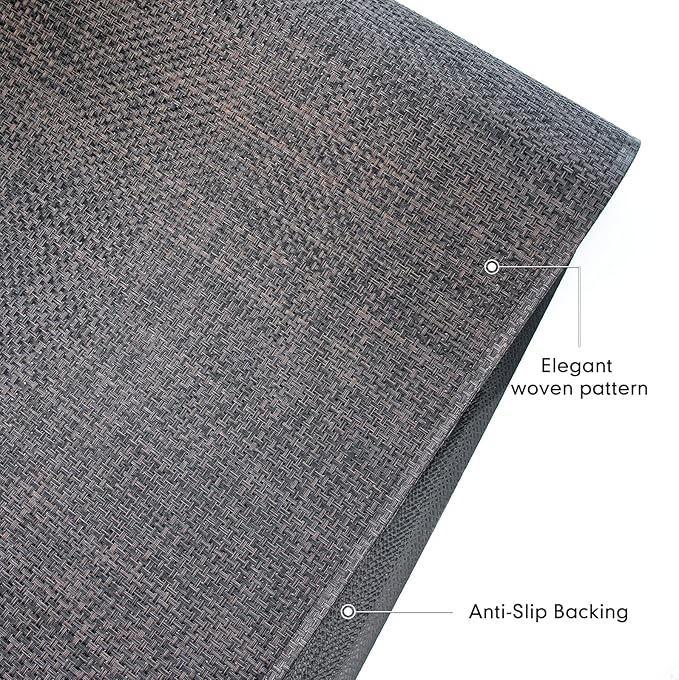 Sycoodeal Chair Mat, 48" x 60" Office Chair Mat for Hardwood and Tile Floor, Heavy Duty Floor Protector for Rolling Chairs, Non-Slip,Computer Mat for Home Office(Dark Coffee)