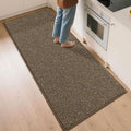 BEQHAUSE Kitchen Runner Rugs 32"x72", Non-Slip Kitchen Mats for Floor, Super Absorbent and Stain Resistant Kitchen Rug, Machine Washable Rugs for Kitchen, Hallway, Laundry & Sink, Brown