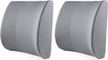 DMI Lumbar Support Pillow for Chair to Assist with Back Support with Removable Washable Cover to Ease Lower Back Pain and Discomfort While Improving Posture, 14 x 13 x 5, Contoured Foam, Premium,Gray
