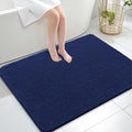 OLANLY Large Bathroom Rugs 40x32, Soft Absorbent Chenille Bath Rugs, Rubber Backing Quick Dry, Machine Washable Bath Mats for Bathroom Floor, Tub and Shower, Home Decor Accessories, Twilight Sapphire