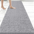 Bcoimo Long Bathroom Rug 70" x 24", Absorbent Non Slip Bath Mat, Washable Quick Dry Bathroom Runner Rug for Shower, Tub, Sink and Vanity