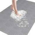 Non Slip Shower Mat: 36" X 24" Extra Large Shower Mats for Inside Shower - PVC Quick Dry Shower Stall Mat with Hundreds Drain Holes