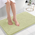 OLANLY Small Bathroom Rugs 24x16, Extra Soft Absorbent Chenille Bath Rugs, Rubber Backing Quick Dry, Machine Washable Bath Mats for Bathroom Floor, Tub and Shower, Home Decor Accessories, Vanilla