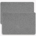 Hargiis Non-Slip Bathtub Mat, 2 Pack Anti Slip Shower Mat, Fast Drying Bathtub Mats, Foot Scrubber Mat, Anti Slip Mat for Tub, Floor, Bathroom, Kitchen, Home, Hotel (Grey 24"×16"+24"×16")
