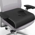 SweetSlubr Seat Cushion for Tailbone Pain Relief, Office Chair Cushion, Memory Foam Large Chair Cushion with Non-Slip Cover for Soft Support at Office Chair, Car Seat, Airplane Black/2X-Large