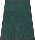Indoor Outdoor Door Mat, 5’x 3' Doormat for Entryway, Rubber Backing Non Slip Front Door Mat Outside Entrance, Super Absorbent Commercial Floor Mat for Home Office, Green