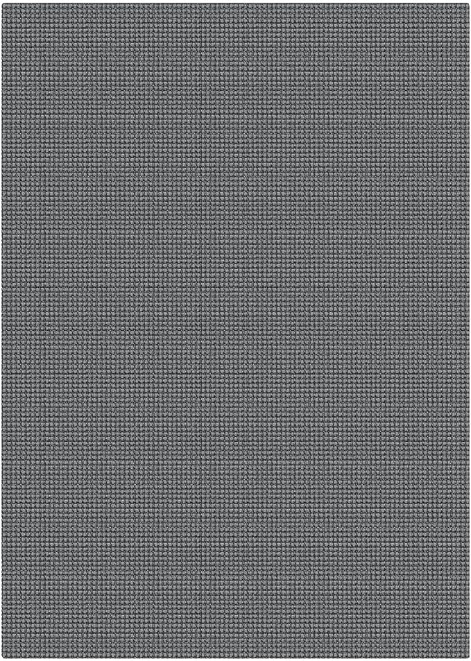 KOZYFLY Washable 5x7 Living Room Rug, Non Slip Woven Area Rugs, Braided Floor Carpet for Entryway, Kitchen, Bedroom, Dining Room, Office, Cotton Rug Indoor Decor, Grey/Dark Grey