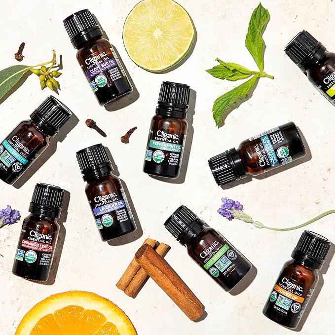 Cliganic in the Wild Essential Oil Blend - Organic, Natural Aromatherapy Oil for Diffuser Steam Distilled | Non-GMO Verified