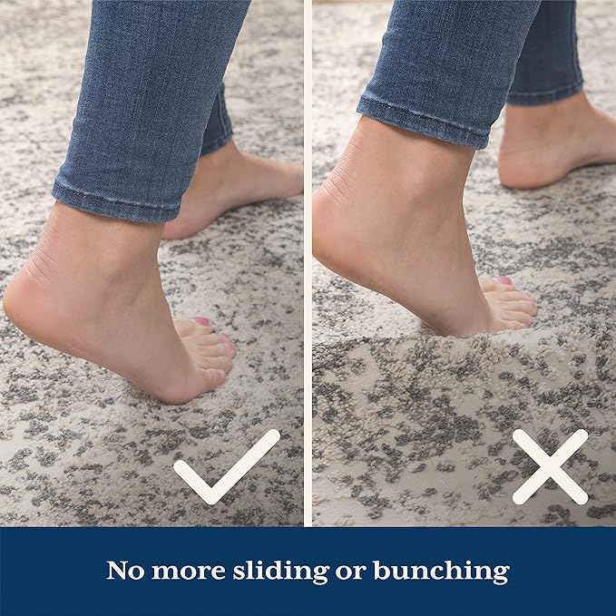 Veken Runner Rug Pad Gripper for Hardwood Floors, Non Slip 2.5x13 Ft Rug Pads for Area Rugs, Thick Rug Grippers for Tile Floors, Under Carpet Anti Skid Mat, Keep Your Rugs Safe and in Place