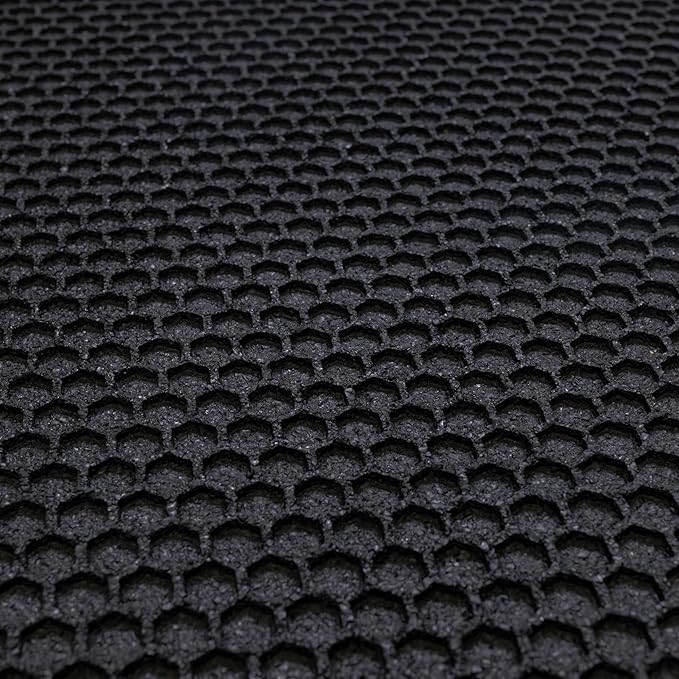 Mohawk Home Indoor Outdoor 2' 11" x 3' 10" Heavy Duty Rubber Floor Mat Anti Slip Restaurant Kitchen for Garage Garden Industrial Pool Entrance Bar Wet Area