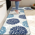 Kitchen Mats Set of 2 Cushioned Anti Fatigue Kitchen Rugs Non Slip Waterproof Kitchen Runner Memory Foam Kitchen Floor Mat Comfort Standing Mat for Sink,Office,Laundry,17.3 x 28 inch + 17.3 x 47 inch