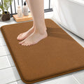 OLANLY Thick Memory Foam Small Bathroom Rugs 24x16, Extra Soft Absorbent Bathroom Mat, Quick Dry Bath Mat, Non-Slip, Machine Washable Carpet for Bathroom, Tub and Shower, Home Decor Accessories, Ochre