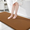 OLANLY Thick Memory Foam Bathroom Runner Rugs 70x24, Extra Soft Absorbent Long Bath Rug, Quick Dry Bath Mats, Non-Slip, Machine Washable Mat for Bathroom, Tub and Shower, Home Decor Accessories, Ochre