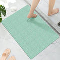 OTHWAY Shower Mat Non Slip Without Suction Cups, Quick Drying Bathtub Mat Non Slip for Shower Bathroom, PVC Loofah Shower Mat for Wet Areas (Green)
