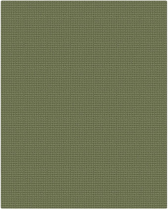 KOZYFLY Washable 4x5 Entry Woven Area Rug, Braided Throw Rugs for Entryway, Non Slip Door Mat Indoor Entrance, Flatweave Carpet for Foyer, Bedroom, Dining, Office, Olive Green/Earthy Green