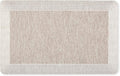 MARTHA STEWART Mira Modern Heathered Anti-Fatigue Air-Infused Kitchen Mat, Coffee Brown, 19.6"x32"
