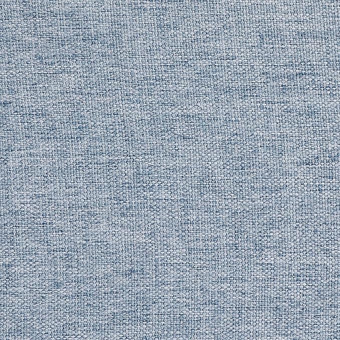 AAAAAcessories D-Shaped Chair Cushions, 2" Thick Dining Chair Pads with Ties and Removable, Machine-Washable Cover, 17" x 16", Set of 6, Light Blue