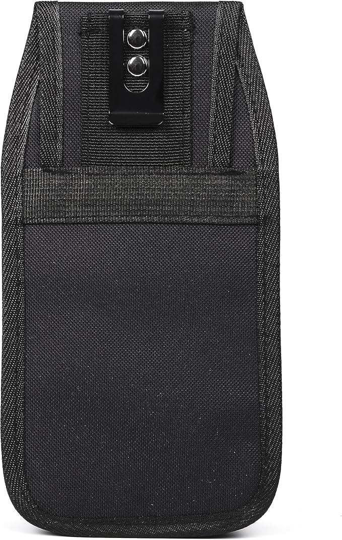 VIDAR TOOLS Small Tool Pouch with Belt Clip,Tool Belt Pouches,Electrician Tool Pouch.Mini Organizer Pocket Attachment for Tool Belt,5 Pockets and Heavy-Duty Metal Belt Clip Attachment.…