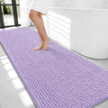 OLANLY Thick Bathroom Runner Rugs 70x24, Extra Soft Absorbent Chenille Bath Rugs, Rubber Backing, Machine Wash Dry, Long Bath Mats for Bathroom Floor, Tub and Shower, Home Decor Accessories, Lavender