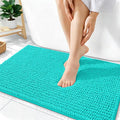 OLANLY Thick Bathroom Rugs 36x24, Extra Soft Absorbent Chenille Bath Rugs, Rubber Backing, Machine Wash Dry, Bath Mats for Bathroom Floor, Tub and Shower, Home Decor Accessories, Teal