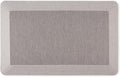 MARTHA STEWART Mira Modern Heathered Anti-Fatigue Air-Infused Kitchen Mat, Grey, 19.6"x32"