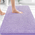 OLANLY Bathroom Rugs 35x24, Extra Soft Absorbent Chenille Bath Rugs, Rubber Backing Quick Dry, Machine Washable Bath Mats for Bathroom Floor, Tub and Shower, Home Decor Accessories, Lavender