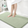 OLANLY Thick Memory Foam Large Bathroom Rugs 45x27, Extra Soft Absorbent Bath Rug, Quick Dry Bath Mat, Non-Slip, Machine Washable Mats for Bathroom, Tub and Shower, Home Decor Accessories, Sage Green