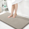 OLANLY Thick Memory Foam Bathroom Runner Rugs 44x24, Extra Soft Absorbent Long Bath Rug, Quick Dry, Non-Slip, Machine Washable Bath Mat for Bathroom, Tub and Shower, Home Decor Accessories, Warm Taupe