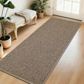 BEQHAUSE Dirt Trapper Door Mat 32" x 72", Non-Slip Washable Doormats Entrance Mat, Dirt Resistant and Absorbent Welcome Mat, Low Profile Floor Mats for Front Back Door and Entryway, Beige