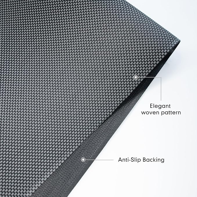 Sycoodeal Chair Mat, 48" x 55" Office Chair Mat for Hardwood and Tile Floor, Heavy Duty Floor Protector for Rolling Chairs, Non-Slip,Computer Mat for Home Office(Grey)