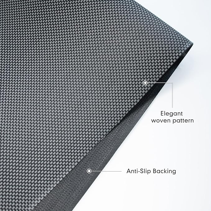 Sycoodeal Chair Mat, 40" x 55" Office Chair Mat for Hardwood and Tile Floor, Heavy Duty Floor Protector for Rolling Chairs, Non-Slip,Computer Mat for Home Office(Grey)