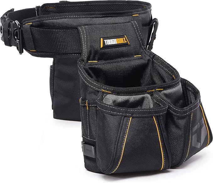 ToughBuilt - Utility Pouch, Durable Construction with Multiple Storage Compartments, Organized Design for Professional & Jobsite Use