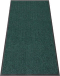 Indoor Outdoor Door Mat, 6’x 3' Doormat for Entryway, Rubber Backing Non Slip Front Door Mat Outside Entrance, Super Absorbent Commercial Floor Mat for Home Office, Green