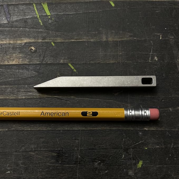 The Mighty Bar - Heavy Duty Keychain Prybar EDC Pry Bar for Every Day Carry Small Stainless Steel Key Chain Multitool Prybar for Keys - Made by Gear Spool