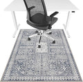 Office Chair Mat for Hardwood Floor & Tile Floor,36"X 48" Heavy Duty Desk Chair Mat for Hard Floors, Under Desk Rug for Rolling Computer Chair,Anti Slip,Low Pile Carpet Floor Protector-Grey
