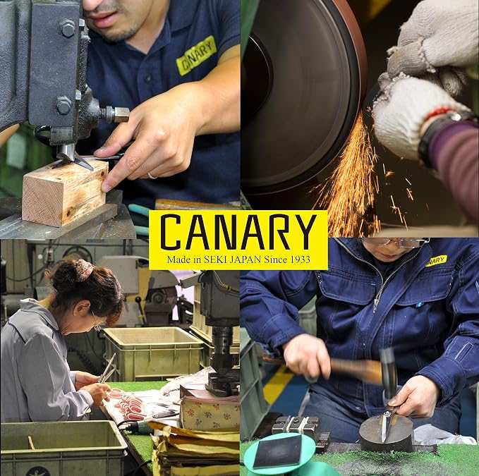 CANARY Cardboard Cutter - 7.5" Box Cutter Utility Knife for Breaking Down Boxes & Opening Packages - Made in Japan, Green