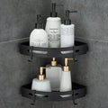 Adhesive Corner Shelf Bathroom Shower Caddy Organizer for Kitchen Toilet No Drilling 2-Tier Bathroom Corner Shelves Shower Caddies